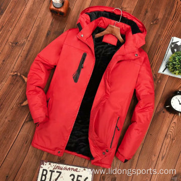 Fashionable Polyester Thick Windbreaker Outdoor Jacket